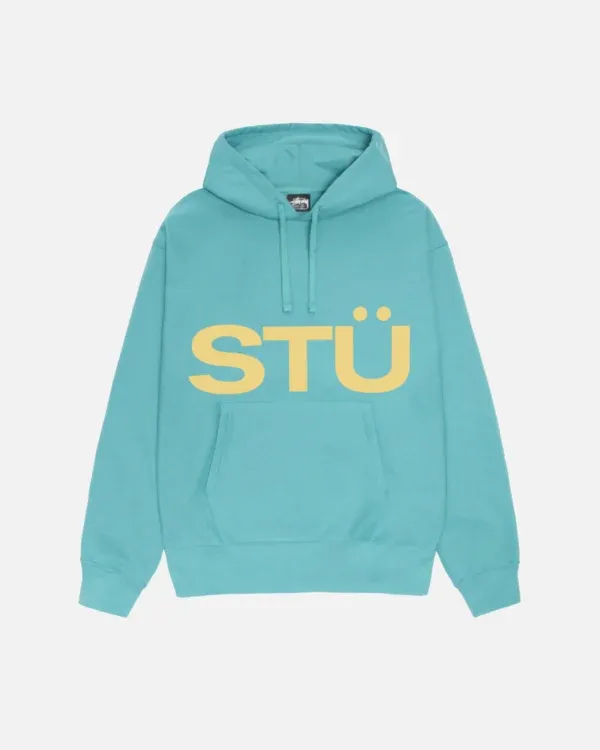STUSSY ALL CAPS HOODIE STUSSY ALL CAPS HOODIE