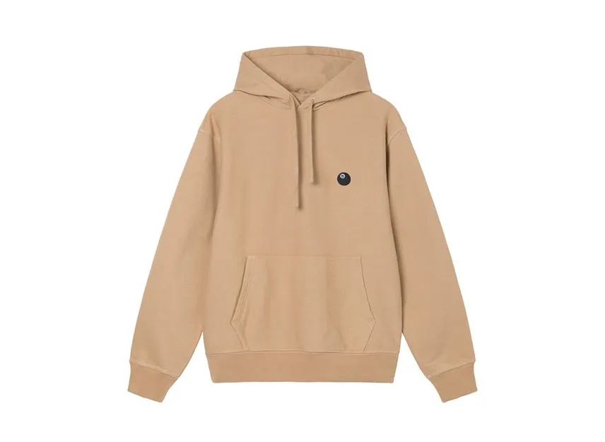 Stussy 8 BALL EMBROIDERED HOODIE Beige Stussy 8 BALL EMBROIDERED HOODIE Beige