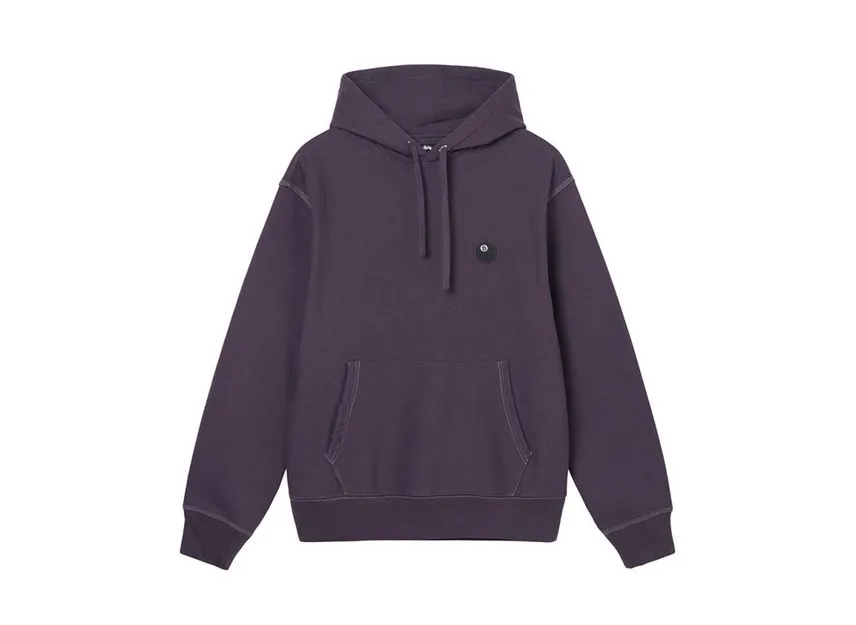 Stussy 8 BALL EMBROIDERED HOODIE Deep Purple Stussy 8 BALL EMBROIDERED HOODIE Deep Purple