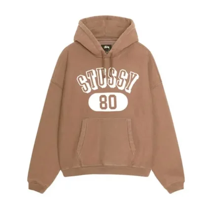 Stussy 80 Relaxed Hoodie Brown
