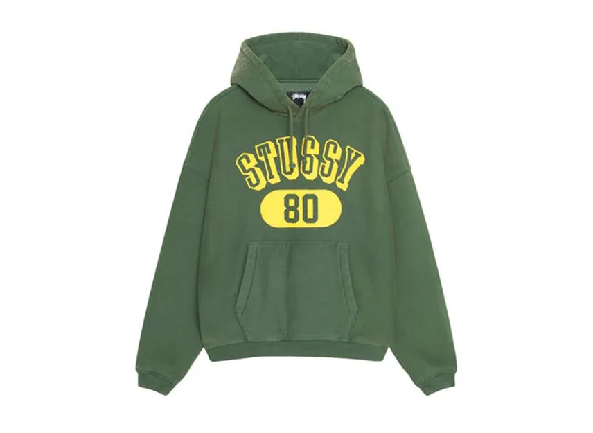 Stussy 80 Relaxed Hoodie Pine Stussy 80 Relaxed Hoodie Pine