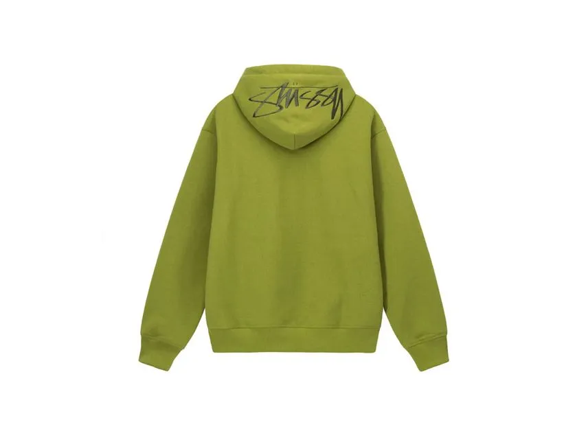 Stussy Back Applique Hoodie Moss Stussy Back Applique Hoodie Moss