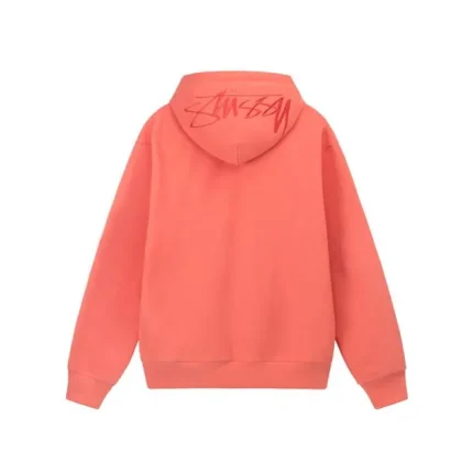 Stussy Back Applique Hoodie Rose