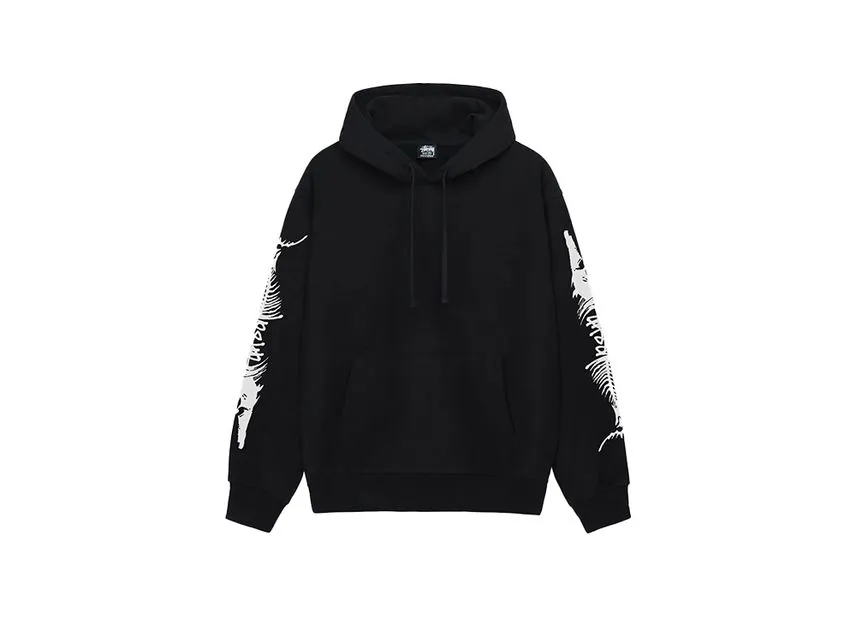 Stussy Barracuda Hoodie Black Stussy Barracuda Hoodie Black