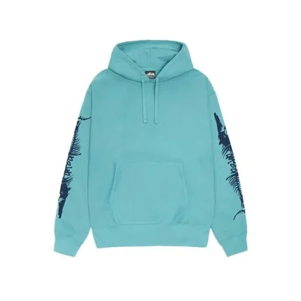 Stussy Barracuda Hoodie Ocean