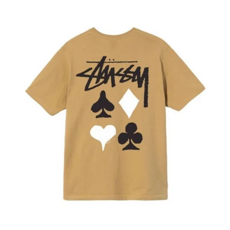 Stussy Brown Graphic Tee Plum Blossom Stussy Brown Graphic Tee Plum Blossom