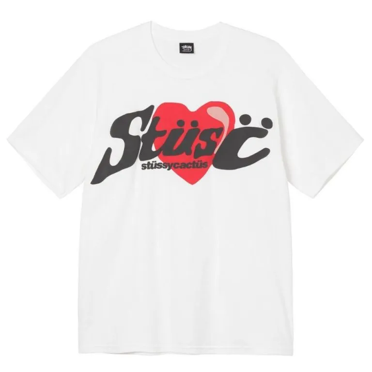 Stussy Cactus Plant Flea Market CPFM T-Shirt White Stussy Cactus Plant Flea Market CPFM T-Shirt White