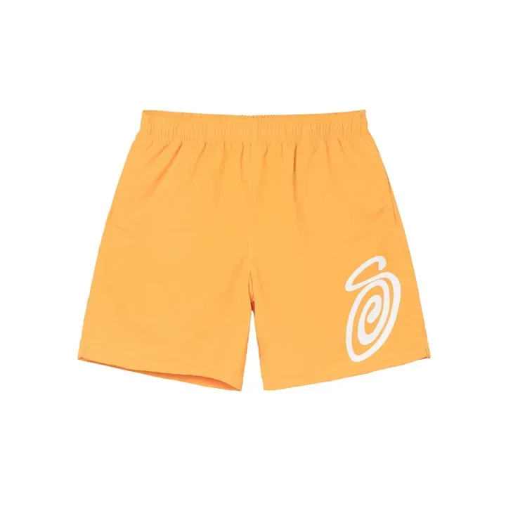 Stussy Curly S Water Short – Orange Stussy Curly S Water Short – Orange
