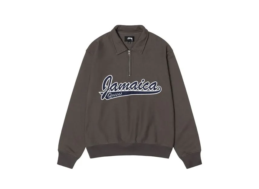 Stussy & Denim Tears Half Zip Fleece Charcoal Stussy & Denim Tears Half Zip Fleece Charcoal