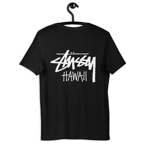 Stussy Hawaiian Shirt Unisex Black Stussy Hawaiian Shirt Unisex Black