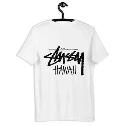 Stussy Hawaiian Shirt Unisex White