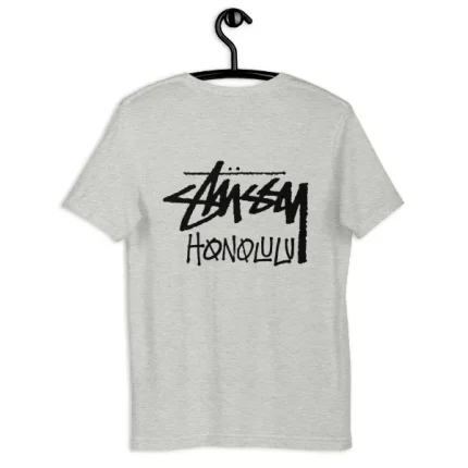 Stussy Honolulu white Unisex t-shirt Grey