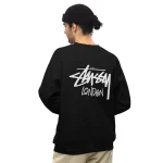 Stussy London Crewneck Sweatshirt black