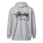 Stussy Paris Zip Hoodie royal