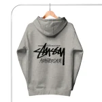 Unisex Stussy Amsterdam Hoodie grey