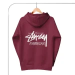 Unisex Stussy Amsterdam Hoodie red