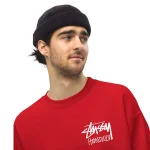 Unisex Stussy Honolulu Sweatshirt red