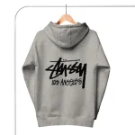 Unisex Stussy Los Angeles Hoodie grey
