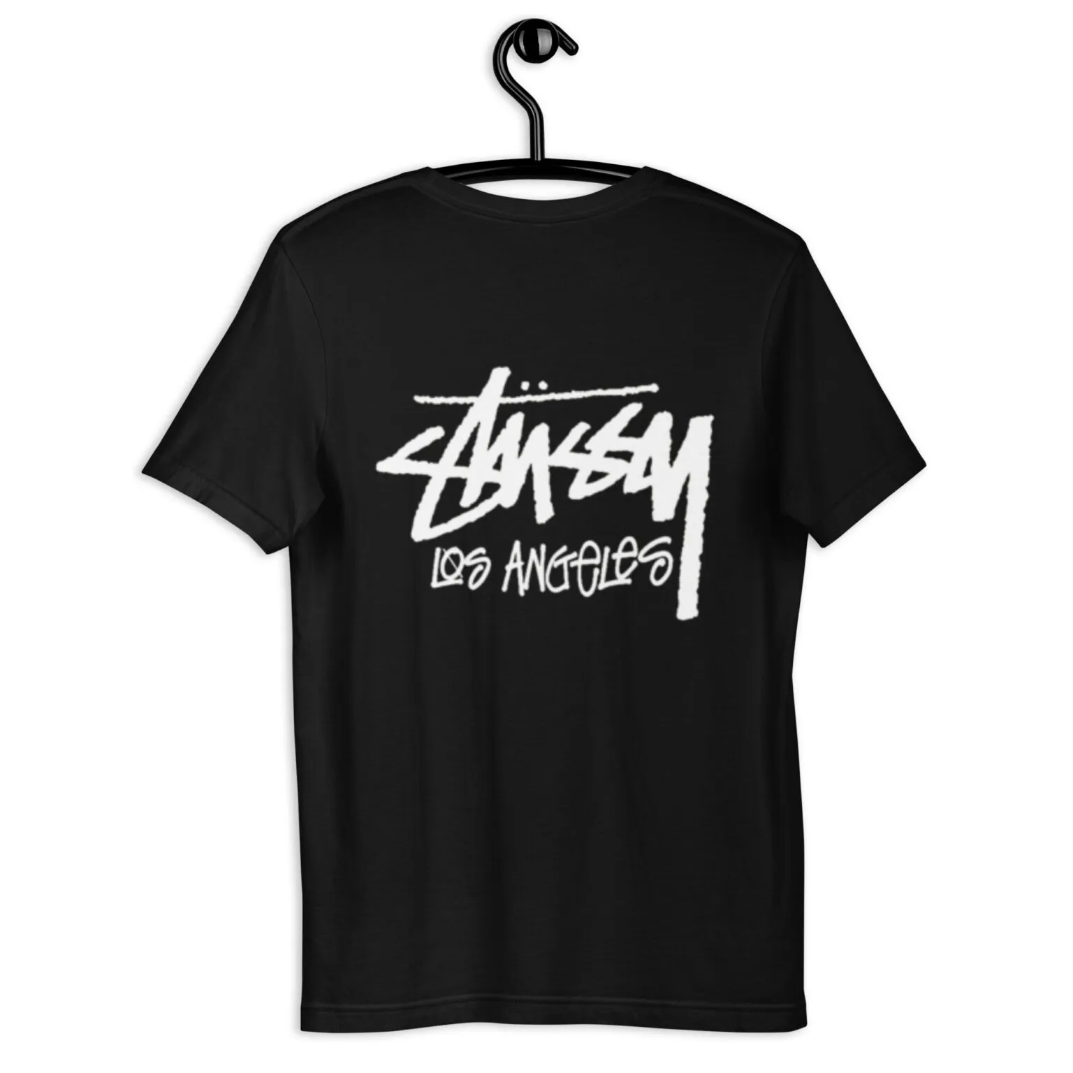 Unisex Stussy Los Angeles t-shirt black Unisex Stussy Los Angeles t-shirt black