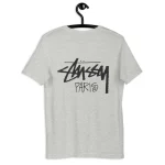 Unisex Stussy Paris Tee grey