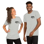 Unisex Stussy Seoul t-shirt grey