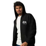 Unisex Stussy Seoul zip hoodie .