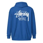 Unisex Stussy Seoul zip hoodie ro