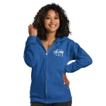 Unisex Stussy Seoul zip hoodie royal