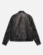 STUSSY OUR LEGACY WORK SHOP BLOUSON JACKET LEATHER BLACK