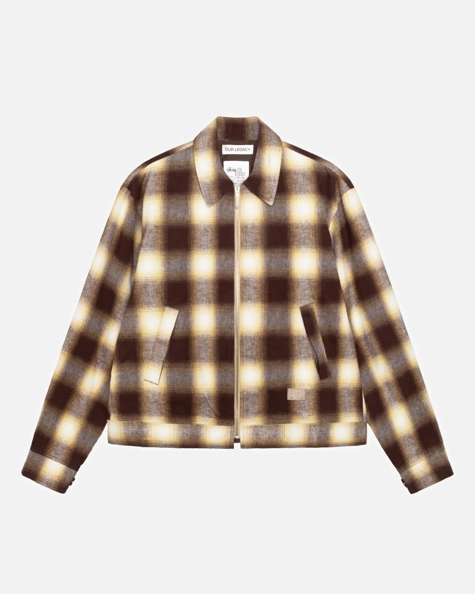 STUSSY OUR LEGACY WORK SHOP BLOUSON JACKET FLANNEL STUSSY OUR LEGACY WORK SHOP BLOUSON JACKET FLANNEL
